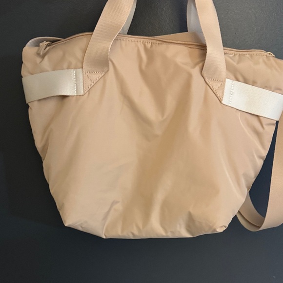 Adidas Tan Tote Bag with White Accents - Picture 6 of 7